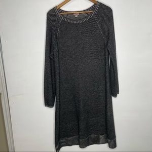 J. Jill wool blend sweater dress in gray